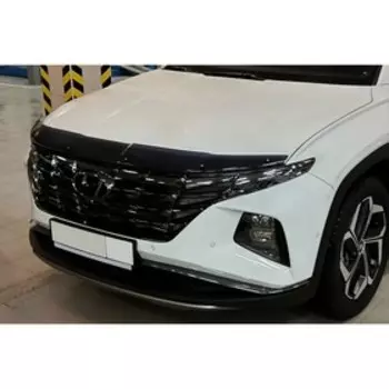 Дефлектор капота Hyundai Tucson, 2020-, темный