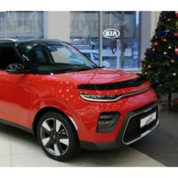 Дефлектор капота Kia Soul, 19-, темный