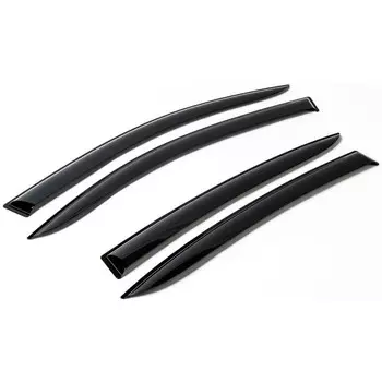 Дефлекторы окон, AutoFlex, Renault Logan I 2005-2014, литьевой ПММА, 4 шт., 847302