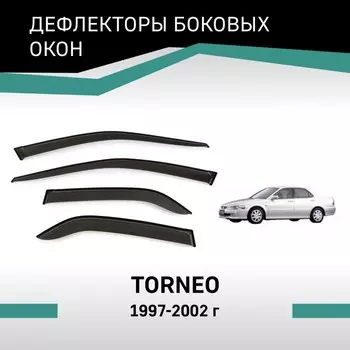Дефлекторы окон Defly, для Honda Torneo, 1997-2002