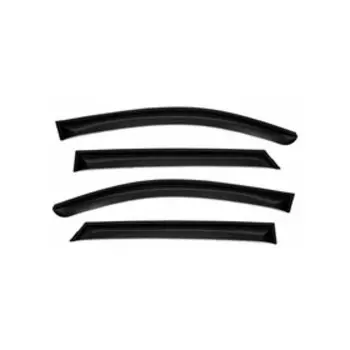 Дефлекторы окон HYUNDAI TUCSON III 2015-2020 кроссовер, накладной, скотч 3М, 4 шт.