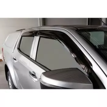 Дефлекторы окон Isuzu D-Max, 2020-, темный