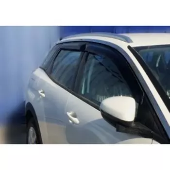 Дефлекторы окон Peugeot 3008, 2016-, темный