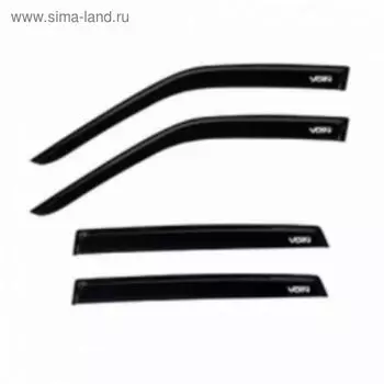 Дефлекторы окон Voin Kia Rio 2012, хэтчбек