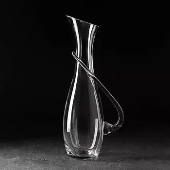 Декантер «Грюнер», 1.3 л, 15.51137 см, с ручкой, стекло, прозрачный