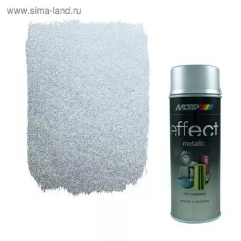 Деко Эмаль металлик серебро, 400 мл, MOTIP