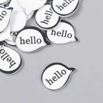 Декор дерево для творчества «Выноска - hello», набор 25 шт., 1.52 см