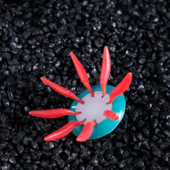 Декор для аквариума "Медузы", (набор 4 шт.), каждая 3 х 4 см, микс цветов