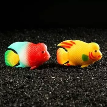 Декор для аквариума "Рыбки", (набор 2 шт)