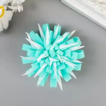 Декор для творчества "Астра с острыми лепестками" морская волна