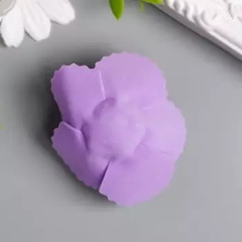 Декор для творчества "Фиолетовая роза с волнистыми лепестками" d=5 см