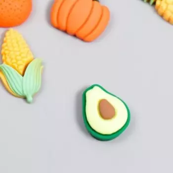 Декор для творчества пластик «Фрукты и овощи», набор 13 шт.