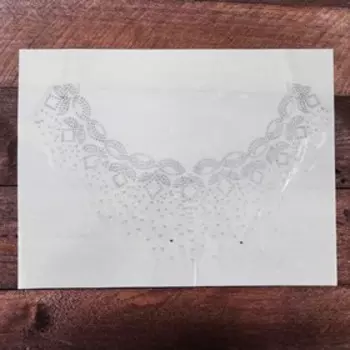 Декор для творчества термонаклейка в форме кокошника «Орнамент»