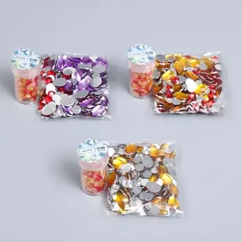 Декор «Градиент оранжево-жёлтый», d=6 мм, 10 г, 200 шт., 52.5 см, МИКС