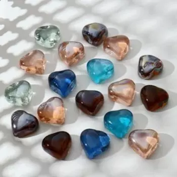 декор камни перламутр 250 гр сердца