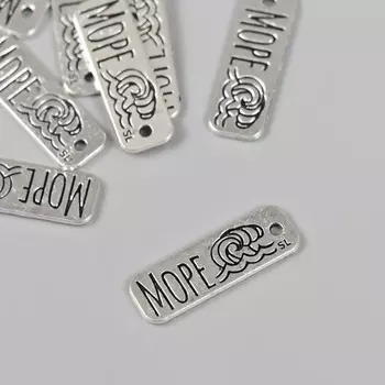 Металлический элемент, декоративная подвеска «Арт Узор. Море», 2.50.8 см