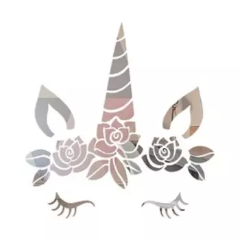 Наклейки детские интерьерные, зеркальные, декор на стену, панно 2730 см, 54 эл