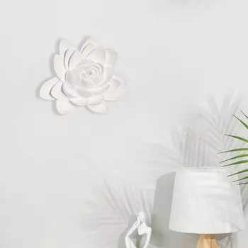 Декор настенный, панно TAKE IT EASY «Лотос», 1415 см, белый