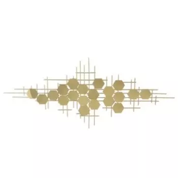 Декор настенный металл "Акцент" золото 65х150 см