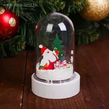Декор новогодний с подсветкой «Дед Мороз»