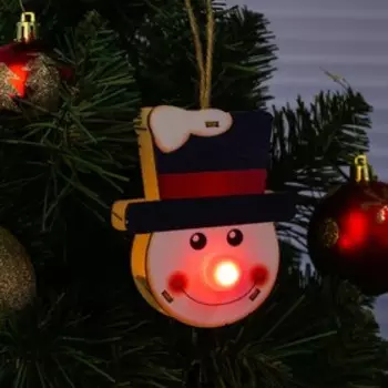 Декор с подсветкой «Снеговик»