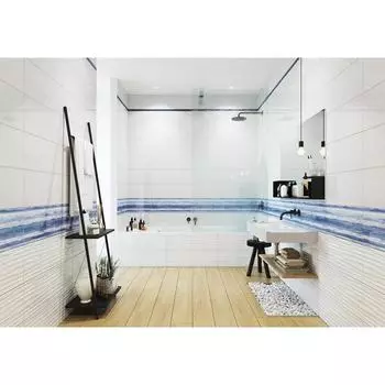 Декор Santorini голубой 750x250