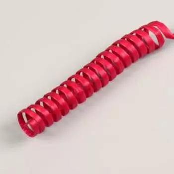 Декор "Спираль цилиндр" 60 см, красный (фасовка 5шт, цена за 1шт)