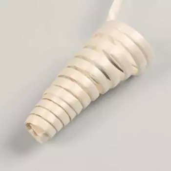 Декор "Спираль конус" 60 см, белый