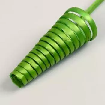 Декор "Спираль конус" 60 см, зелёный