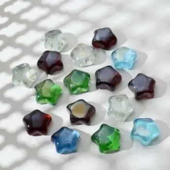 Декор стекло (250 гр) звезда микс