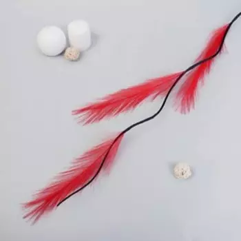 Декор тинги 150 см, пёрышки, микс