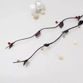 Декор тинги "Ягодки крупные" 150 см, микс