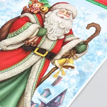 Декоративная наклейка интерьерная Room Decor «Дед Мороз», 2941 см