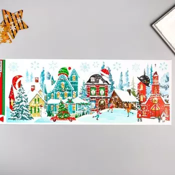 Декоративная наклейка статическая Room Decor «Сказочный город», 2153 см