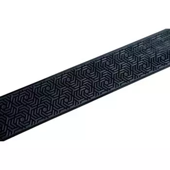 Декоративная планка «Арабеска», длина 400 см, ширина 7 см, цвет чёрный лак