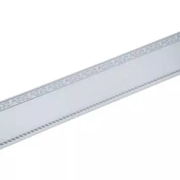 Декоративная планка «Есенин», длина 300 см, ширина 7 см, цвет серебро/белый