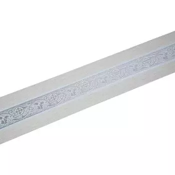 Декоративная планка «Грация», длина 300 см, ширина 7 см, цвет серебро/белёный дуб