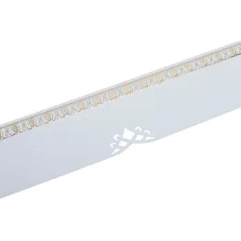 Декоративная планка «Моцарт», длина 200 см, ширина 7 см, цвет золото/белый