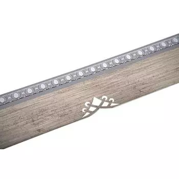 Декоративная планка «Моцарт», длина 300 см, ширина 7 см, цвет серебро/платина