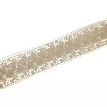 Декоративная планка «Прованс», длина 250 см, ширина 7 см, цвет золото/песочный