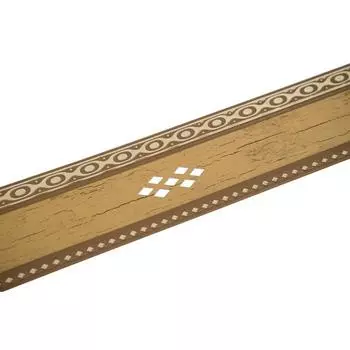 Декоративная планка «Ромб», длина 300 см, ширина 7 см, цвет золото/антик