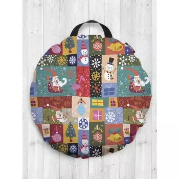 Подушка сидушка «Праздник в красках», декоративная, d = 52 см