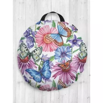 Подушка сидушка «Жизнь в поле», декоративная, d = 52 см