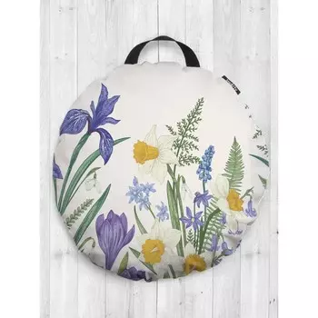 Подушка сидушка «Краски лета», декоративная, d = 52 см