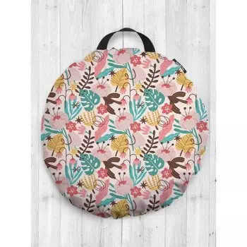 Подушка сидушка «Краски природы», декоративная, d = 52 см