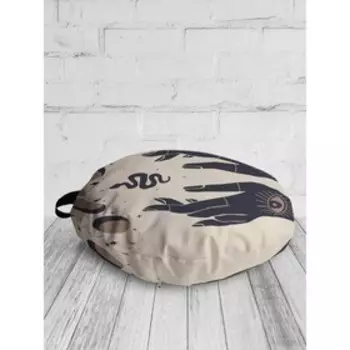 Подушка сидушка «Рука Фатимы», декоративная, d = 52 см