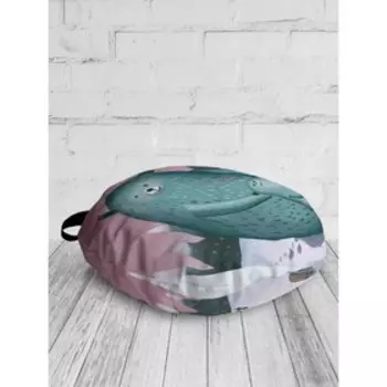 Подушка сидушка «Заботливая мама медведица», декоративная, d = 52 см