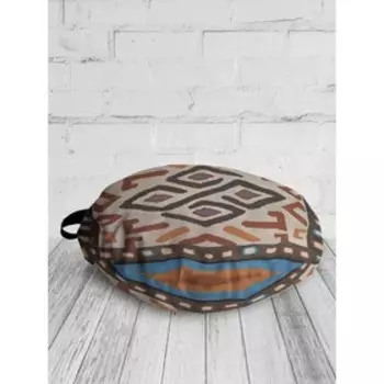 Подушка сидушка «Африканские мотивы», декоративная, d = 52 см