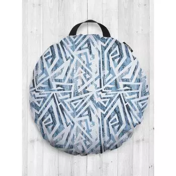 Подушка сидушка «Затертый узор», декоративная, d = 52 см