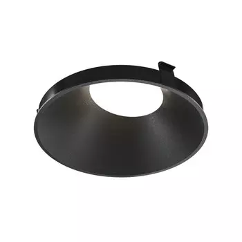 Декоративная рамка-отражатель для серии Wise, 70х70х22,5 мм, чёрный